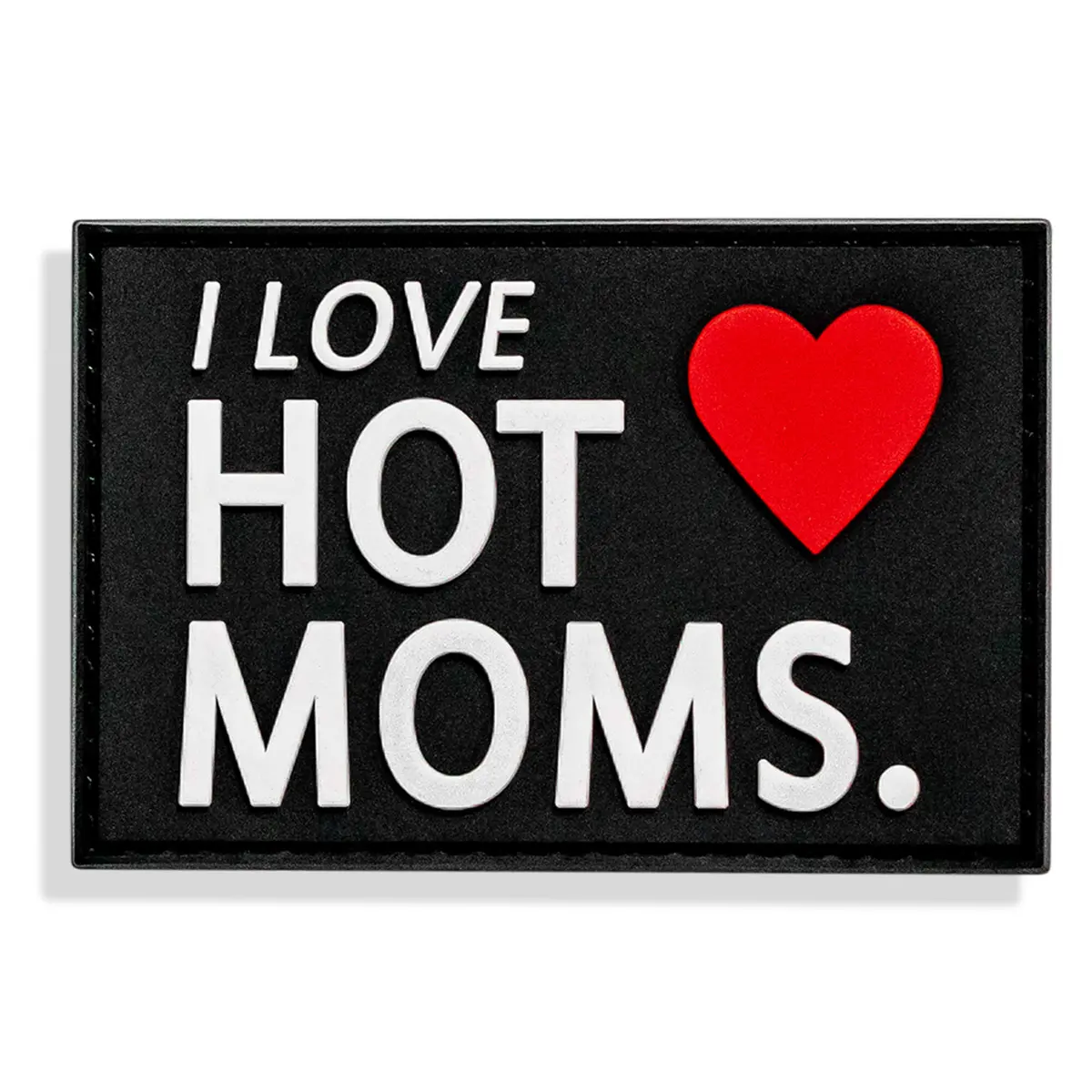 I Love Hot Moms' Pvc Patch 1