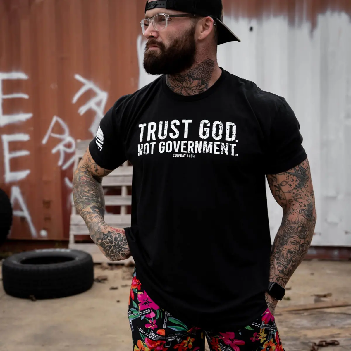 Trust God. Not Government. Men's T-Shirt 8