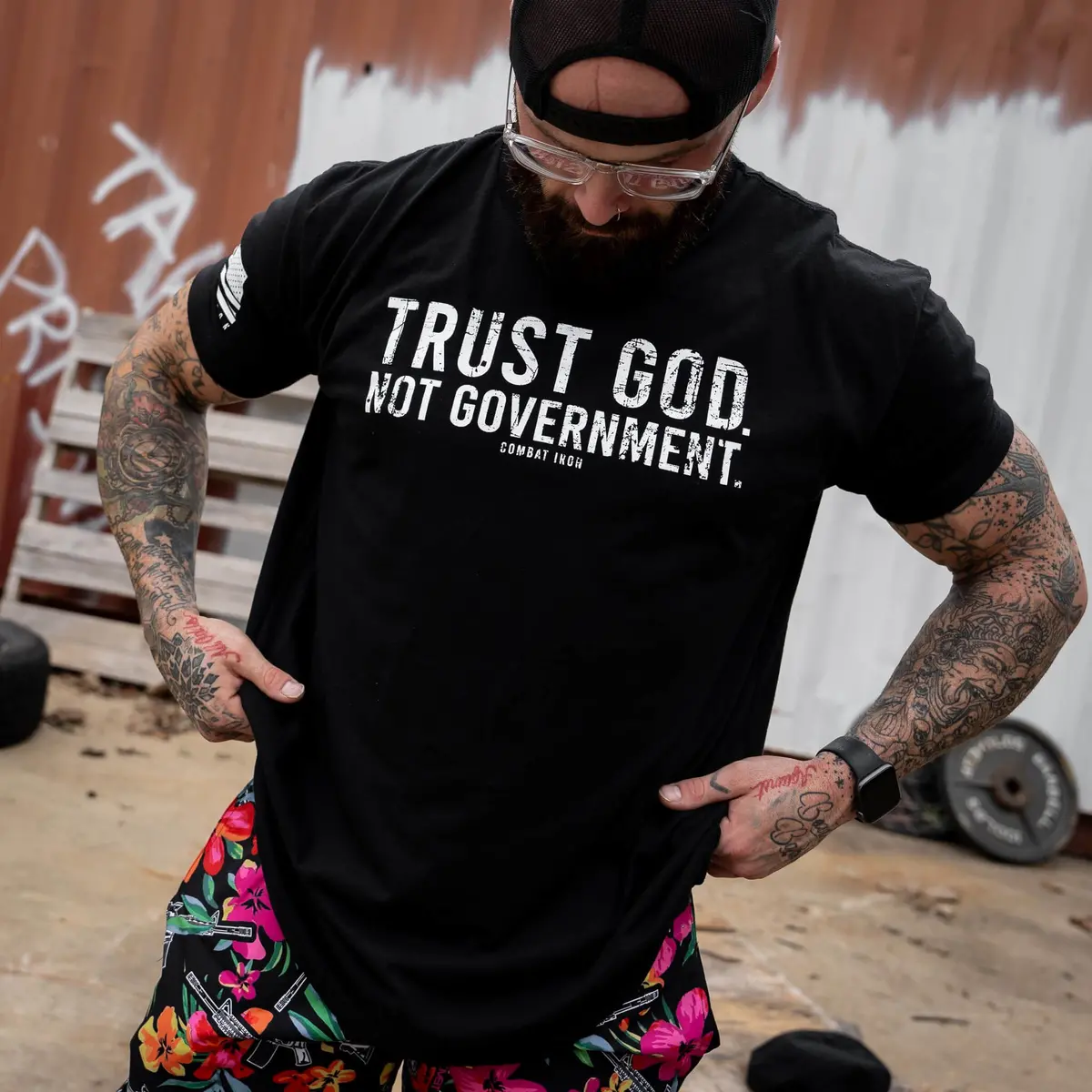 Trust God. Not Government. Men's T-Shirt 13