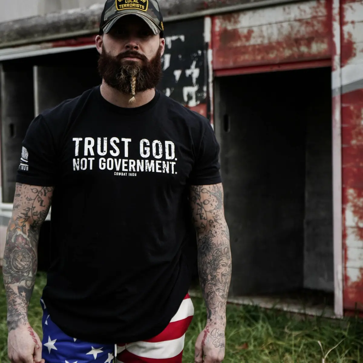 Trust God. Not Government. Men's T-Shirt 14