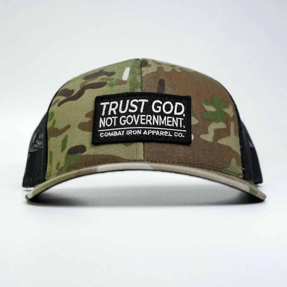 Trust God. Not Government. Mid-Profile Mesh Snapback 5
