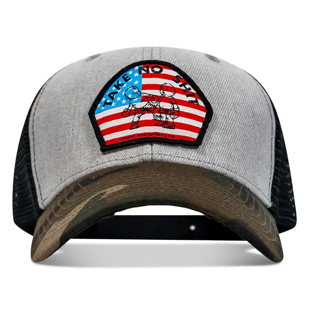 Take No Shit American Flag Patch Snapback 1