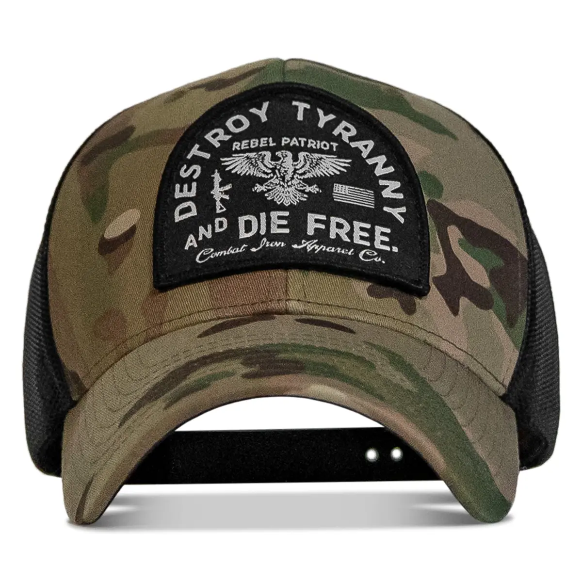 Destroy Tyranny And Die Free Patch Snapback 1