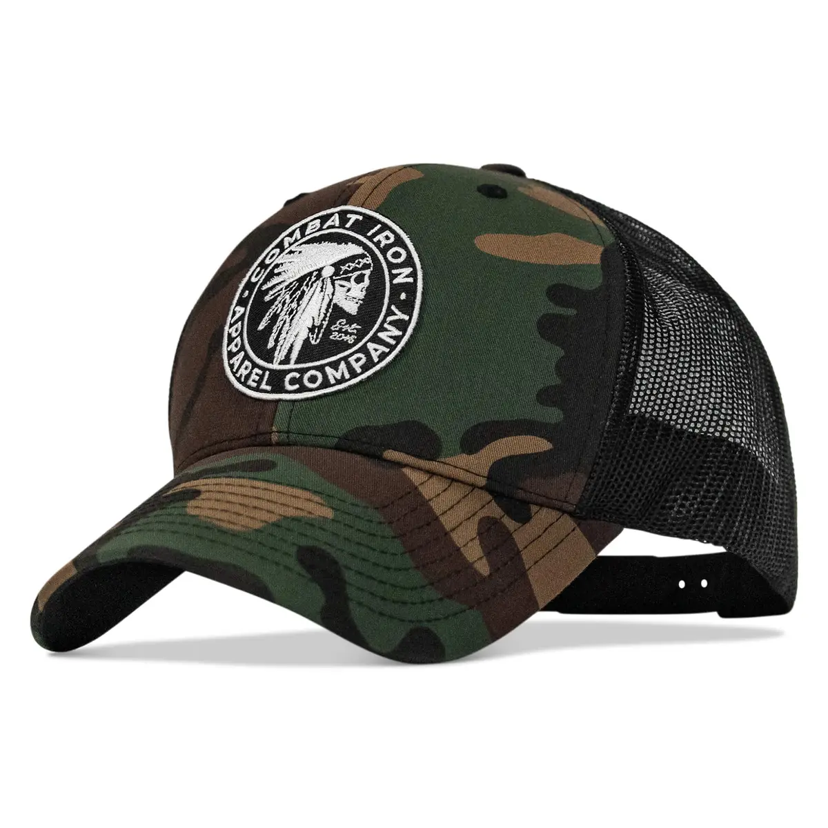 Indian Chief Skull Patch Snapback 3