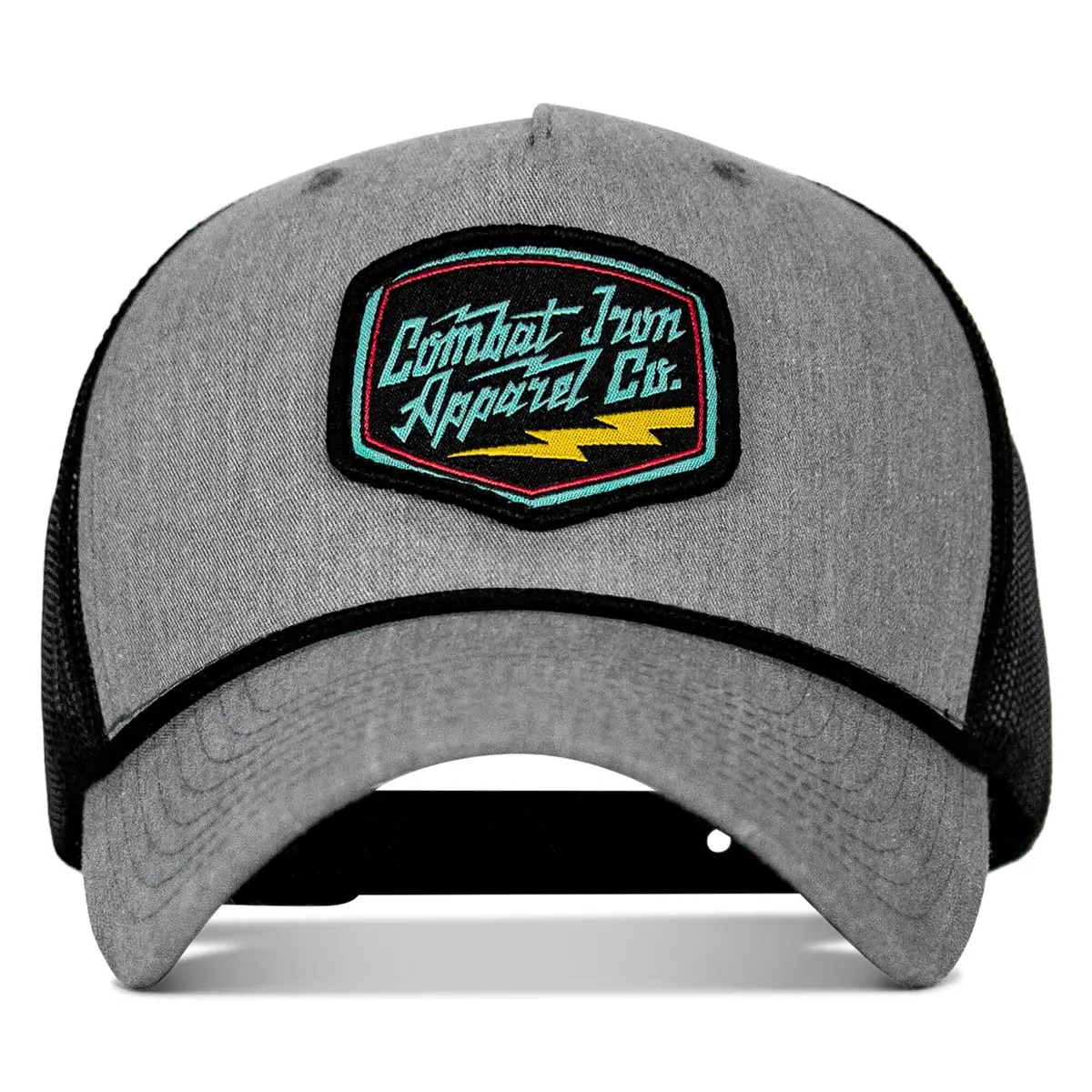 Retro Branded Combat Iron Patch Rope Snapback 1