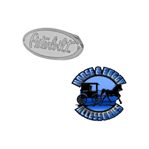 Ck-Pb-Ls Peterbilt Logo Shape Knob 1