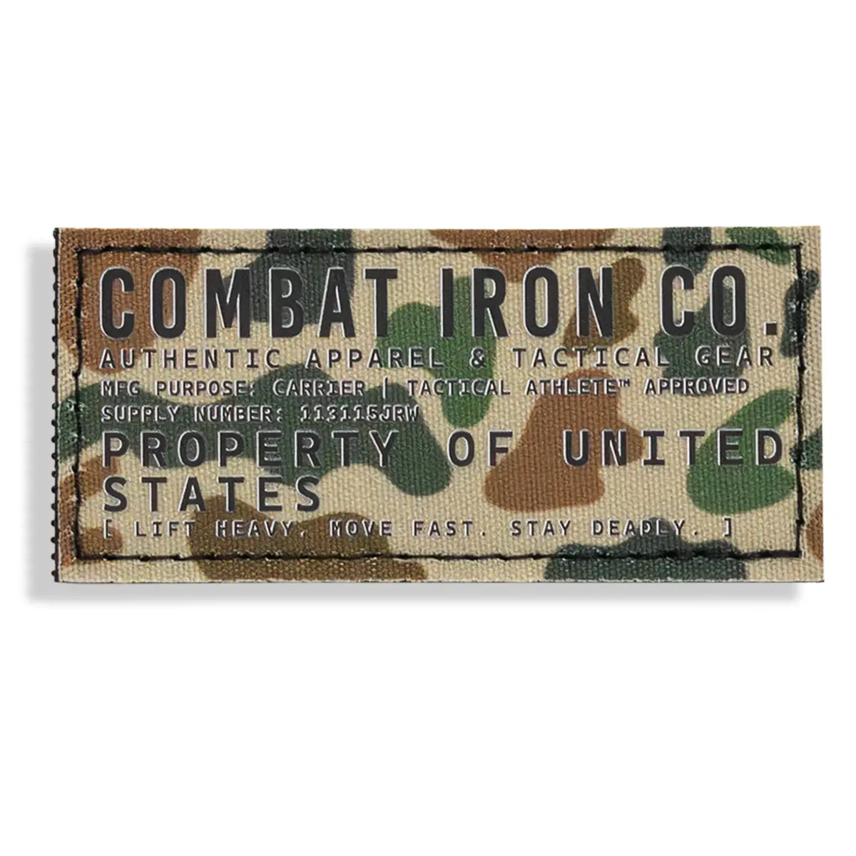 Combat Iron Co. Authentic Brand Velcro Patch 4