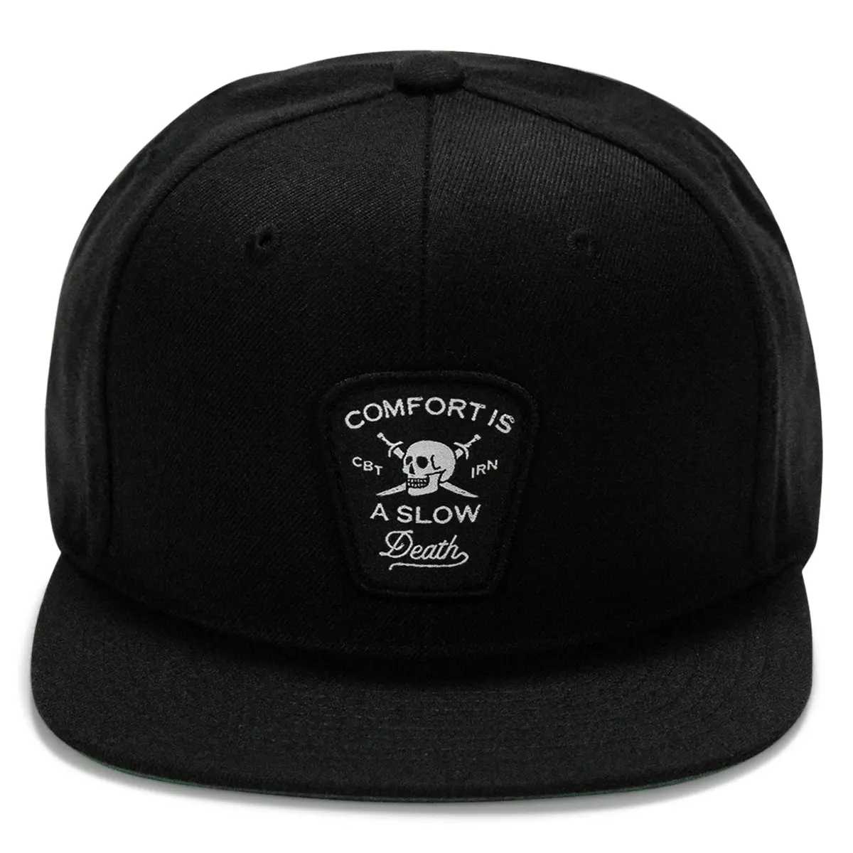 Comfort Is A Slow Death Patch Flatbill Snapback Hat 1