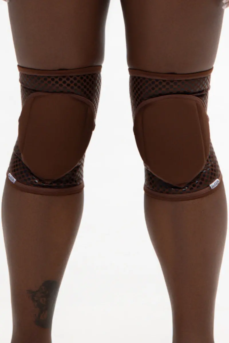 Queen Wear Grippy Kneepads - Cacao 1