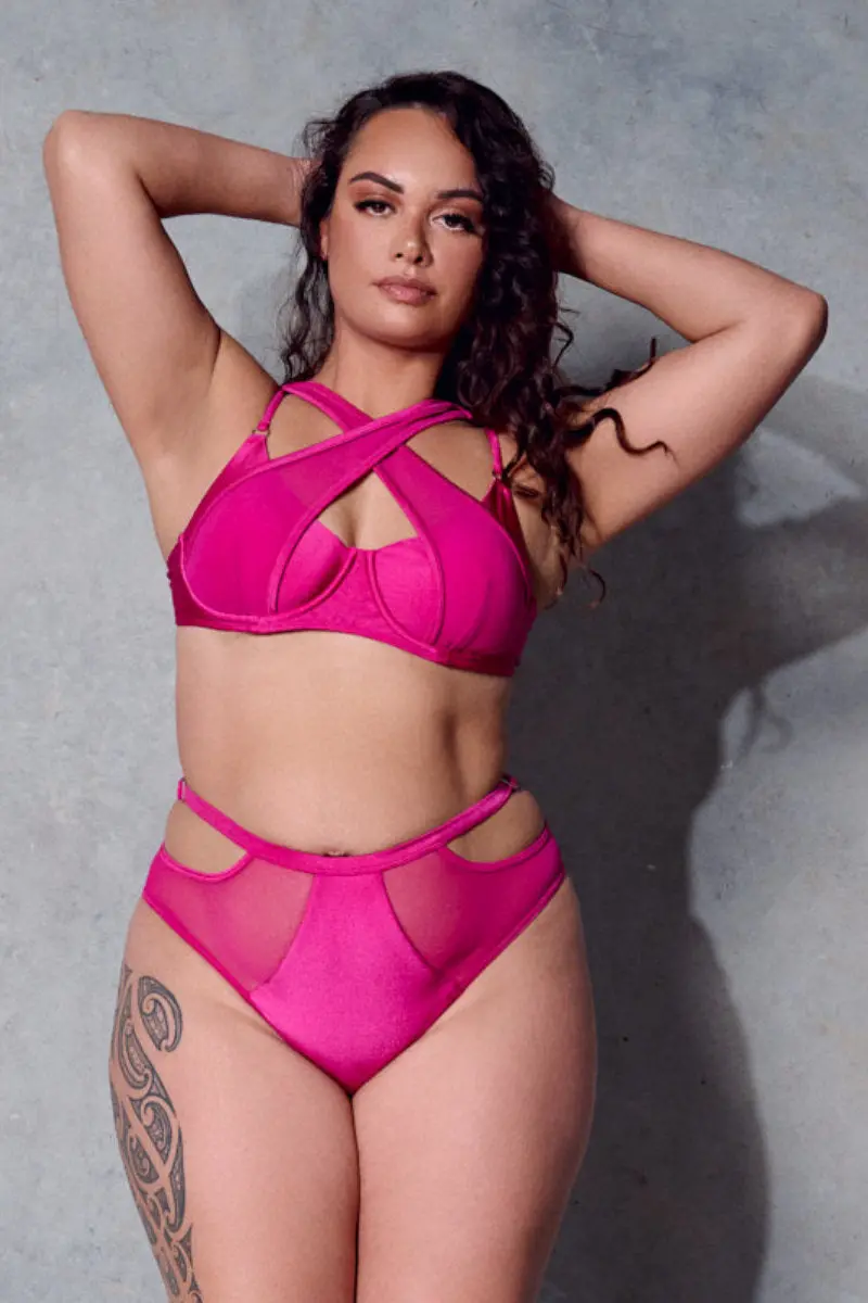 Cxix Classique High Waisted Bottoms - Berry 1