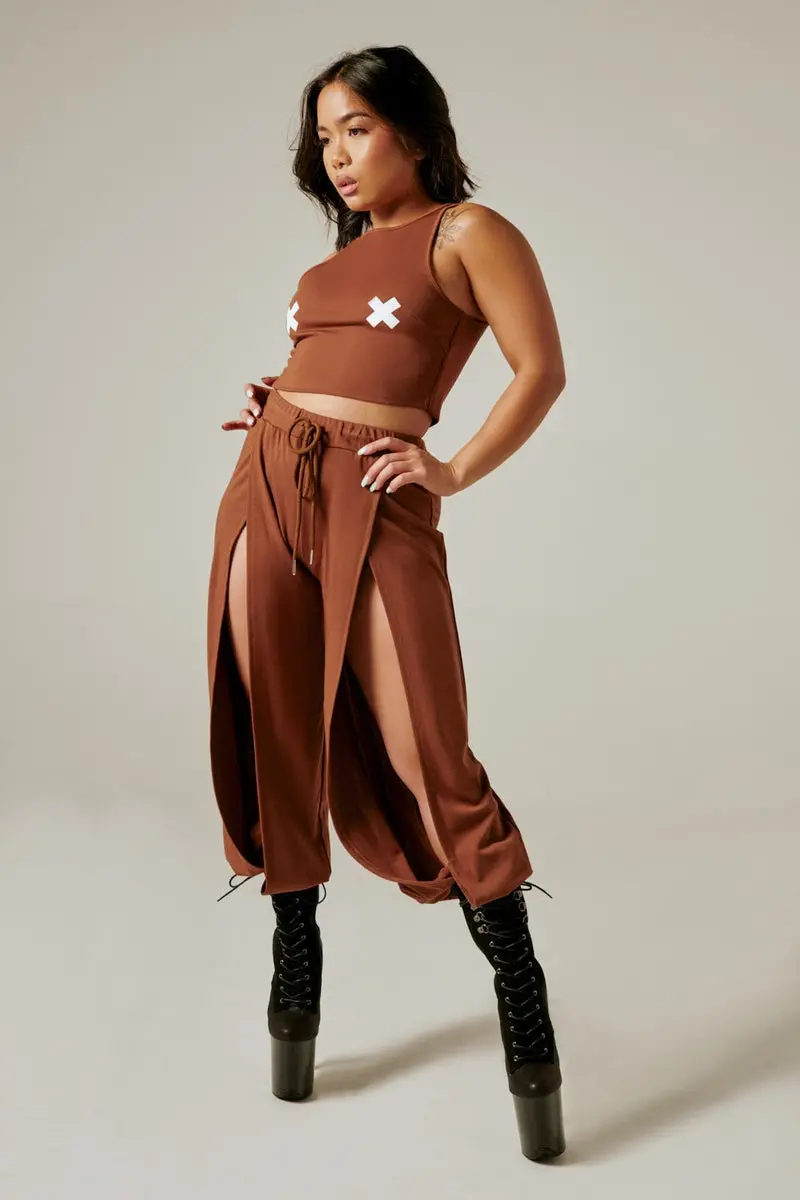 Cxix Make Moves Pants - Mocha 1