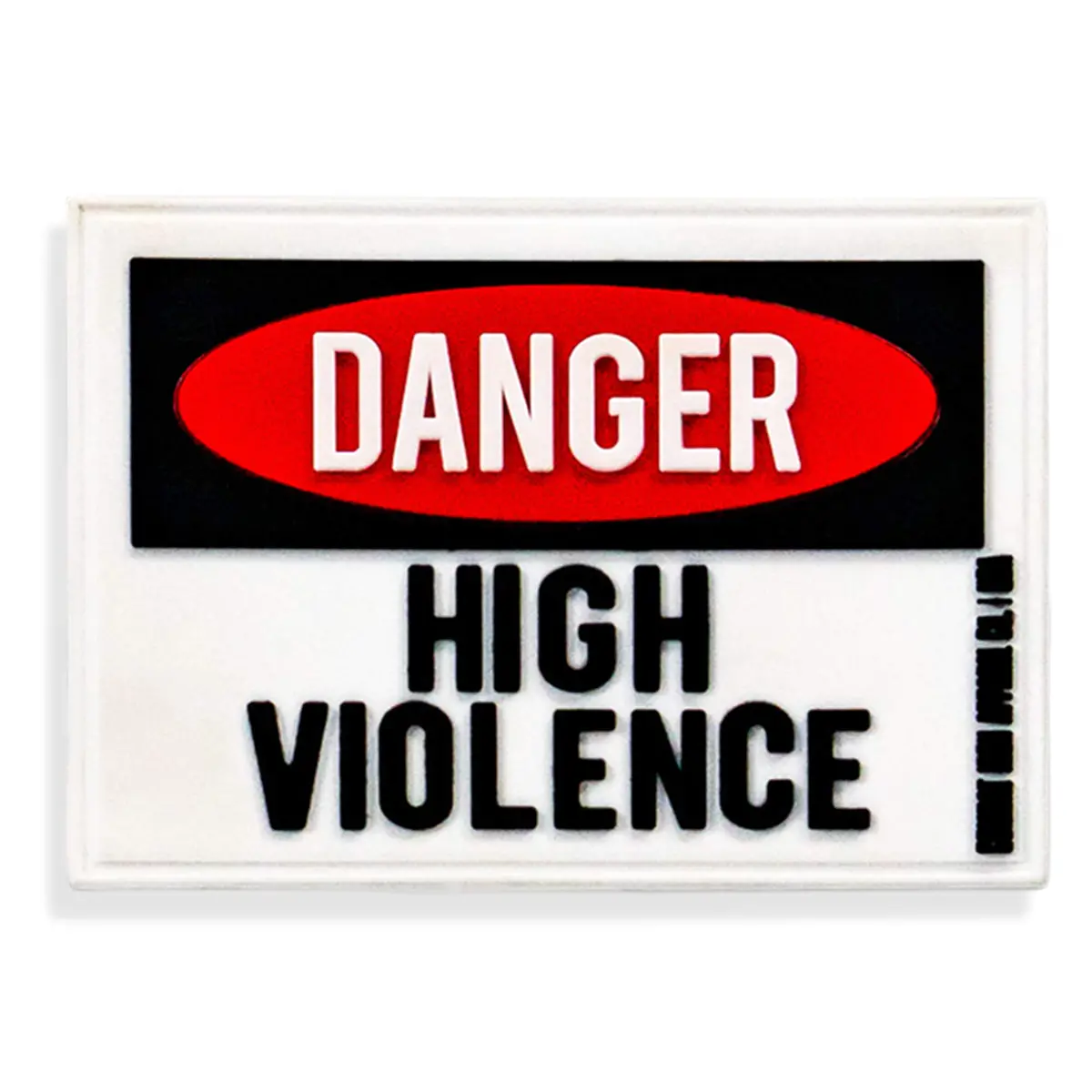 Danger High Violence Pvc Patch 1