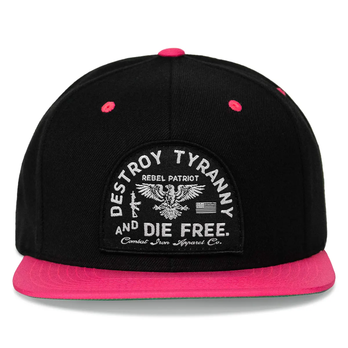 Destroy Tyranny Flatbill Snapback Hat 1