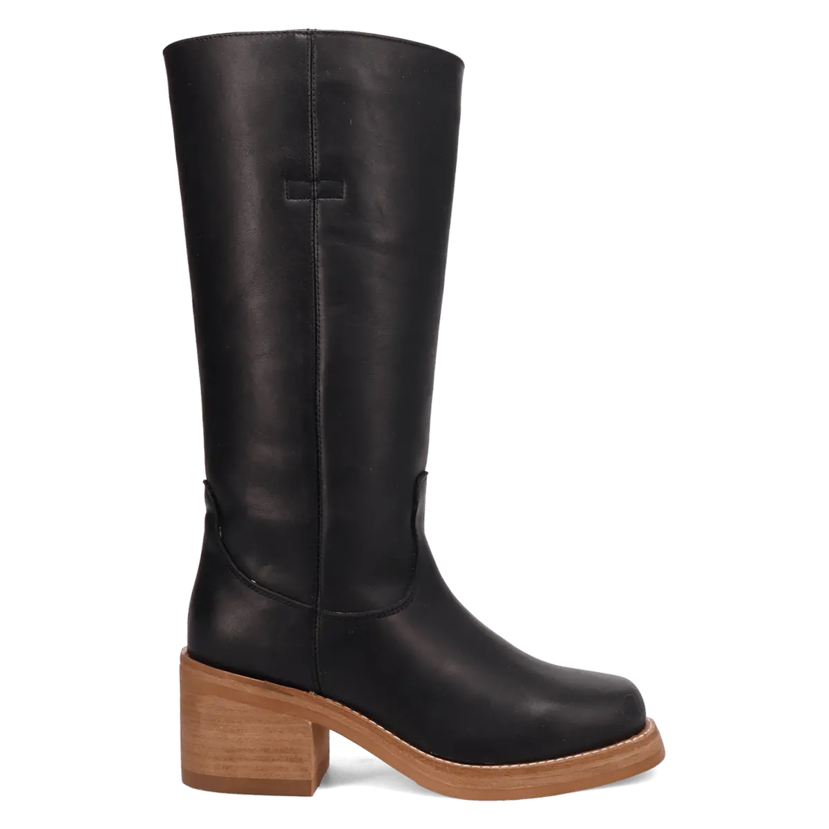Vagabond Leather Boot In Black Women's Cowboy Boot By Dingo 1