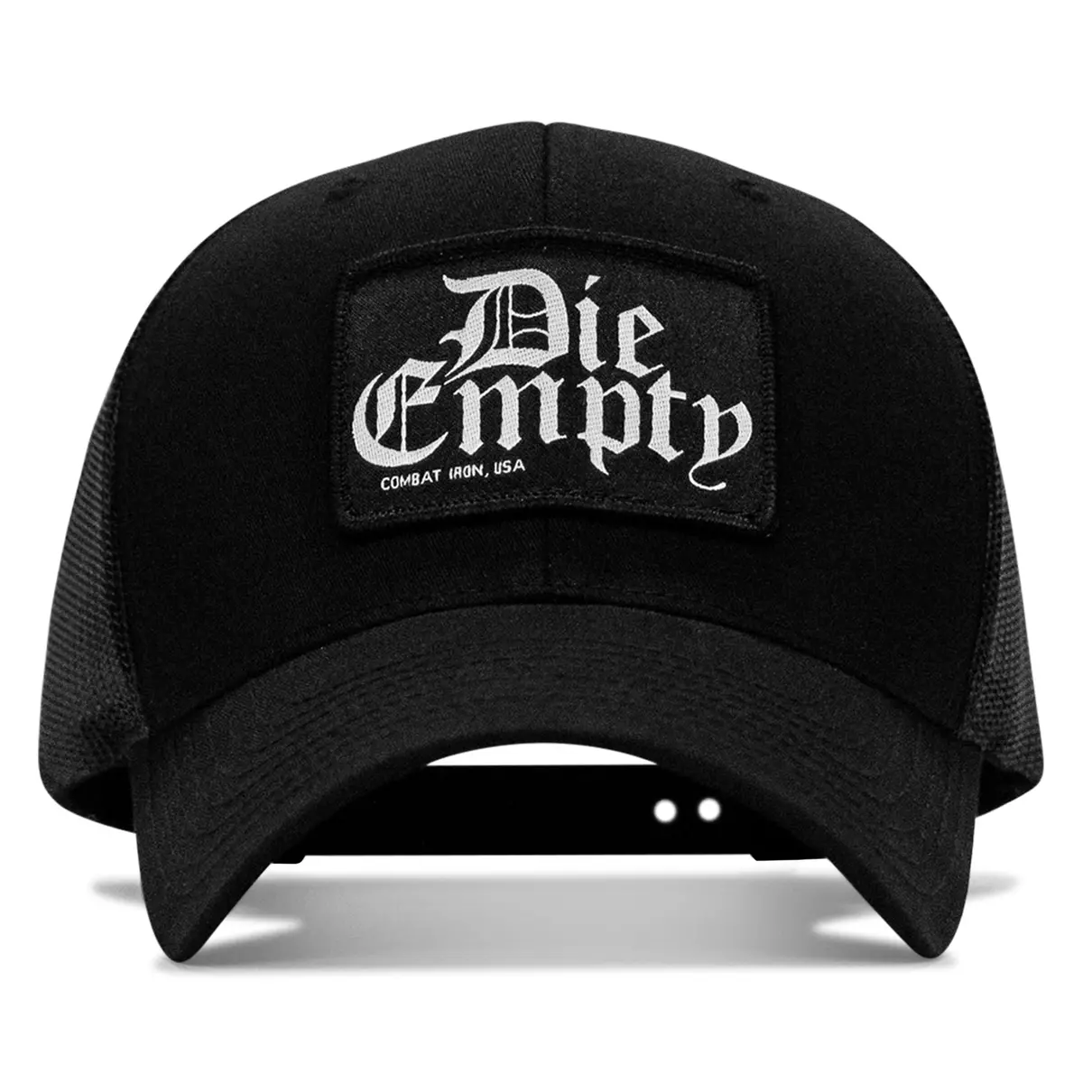 Die Empty Black Patch Snapback Hat 1