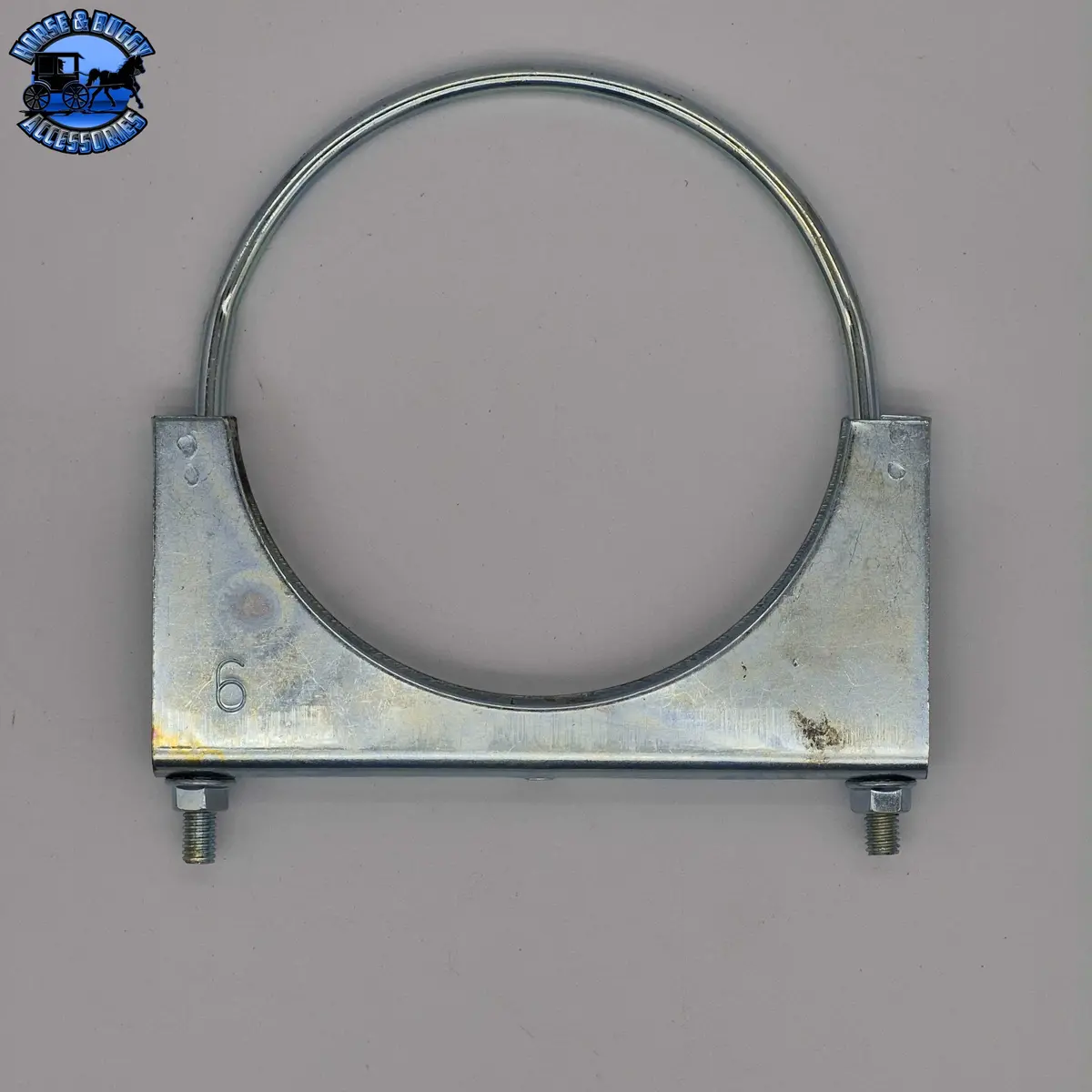 Dp-46-600Z Saddle Clamp - Welded Saddle - Flat Ubolt - Zinc 1