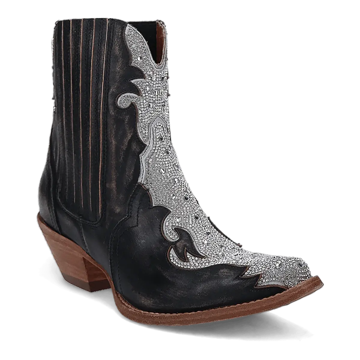 Crystal Ankle Bootie Cowboy Boot By Dan Post 1
