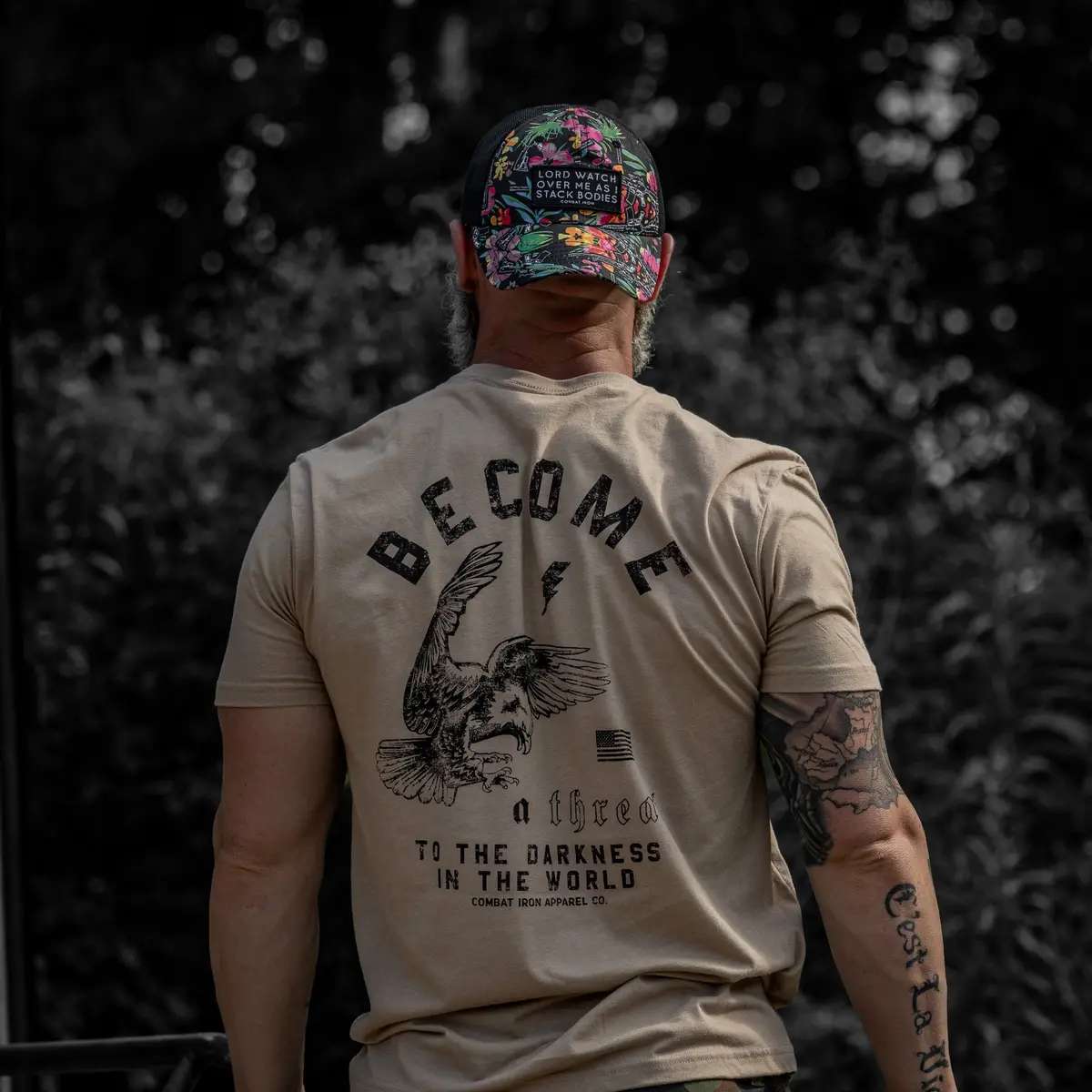 Become A Threat To The Darkness Men's T-Shirt 3