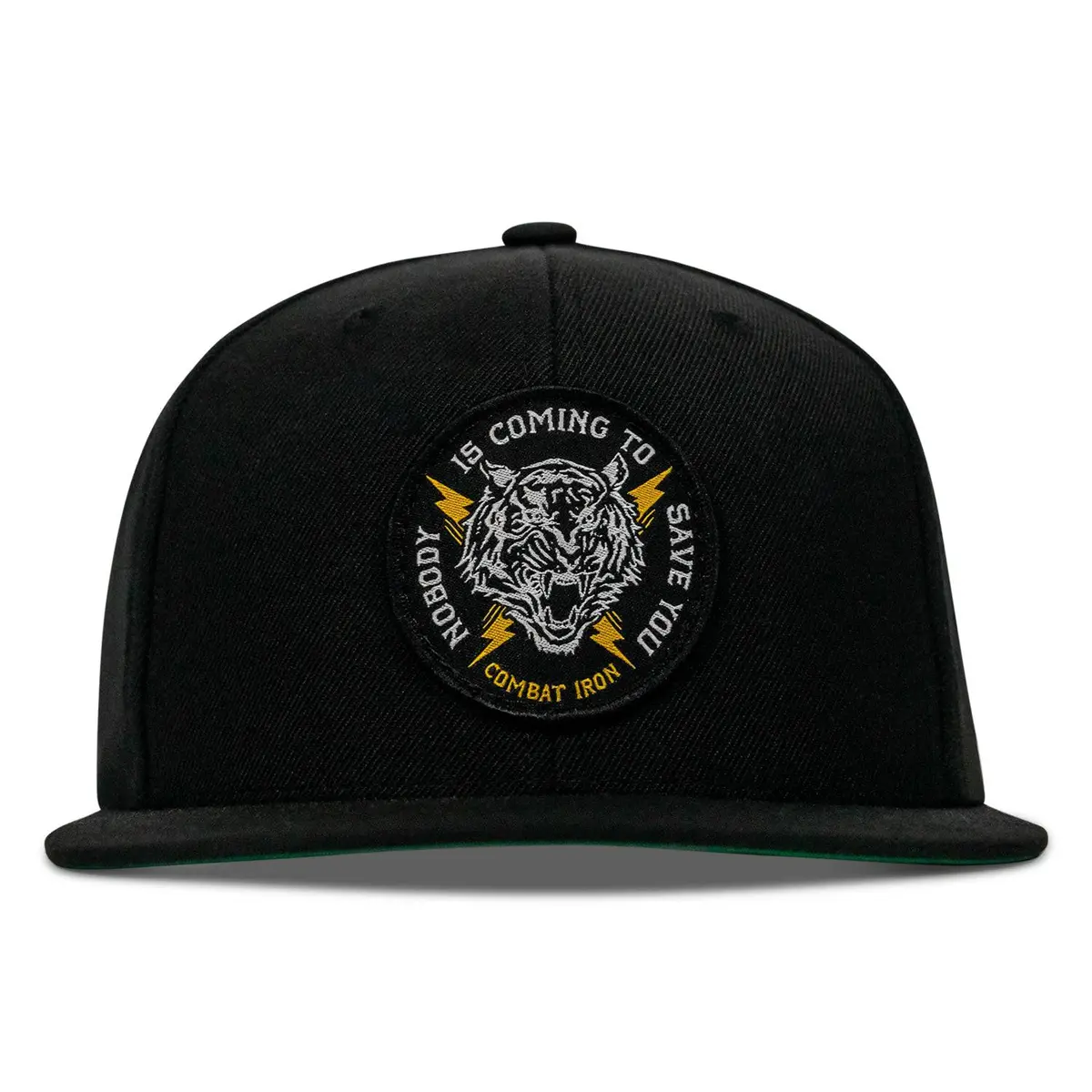 Nobody Is Coming To Save You Flatbill Snapback Hat 1