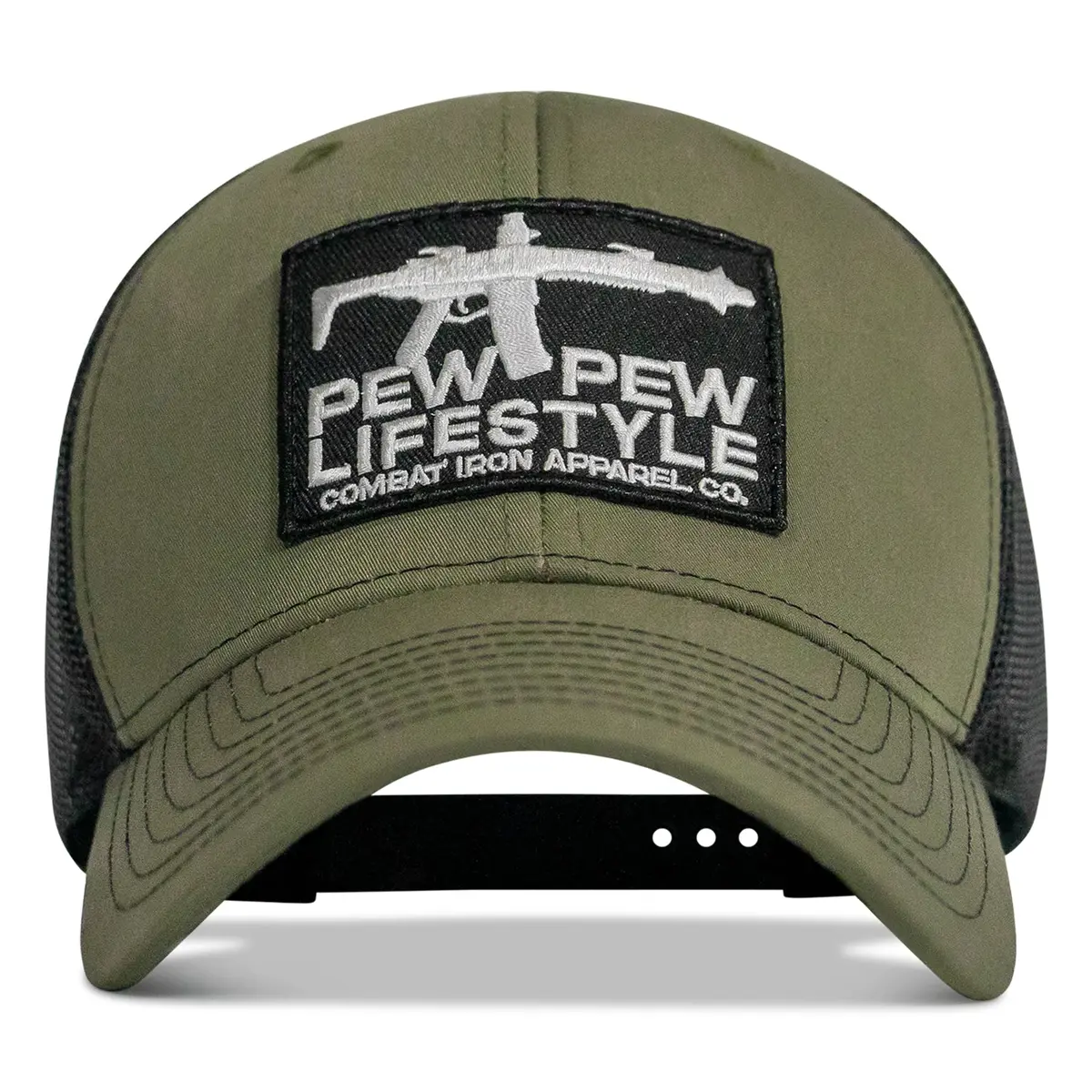 Pew Pew Lifestyle Patch Mid-Profile Snapback Hat 5