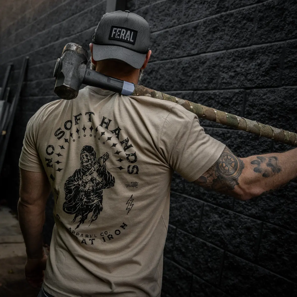 No Soft Hands Reaper Men's T-Shirt 12