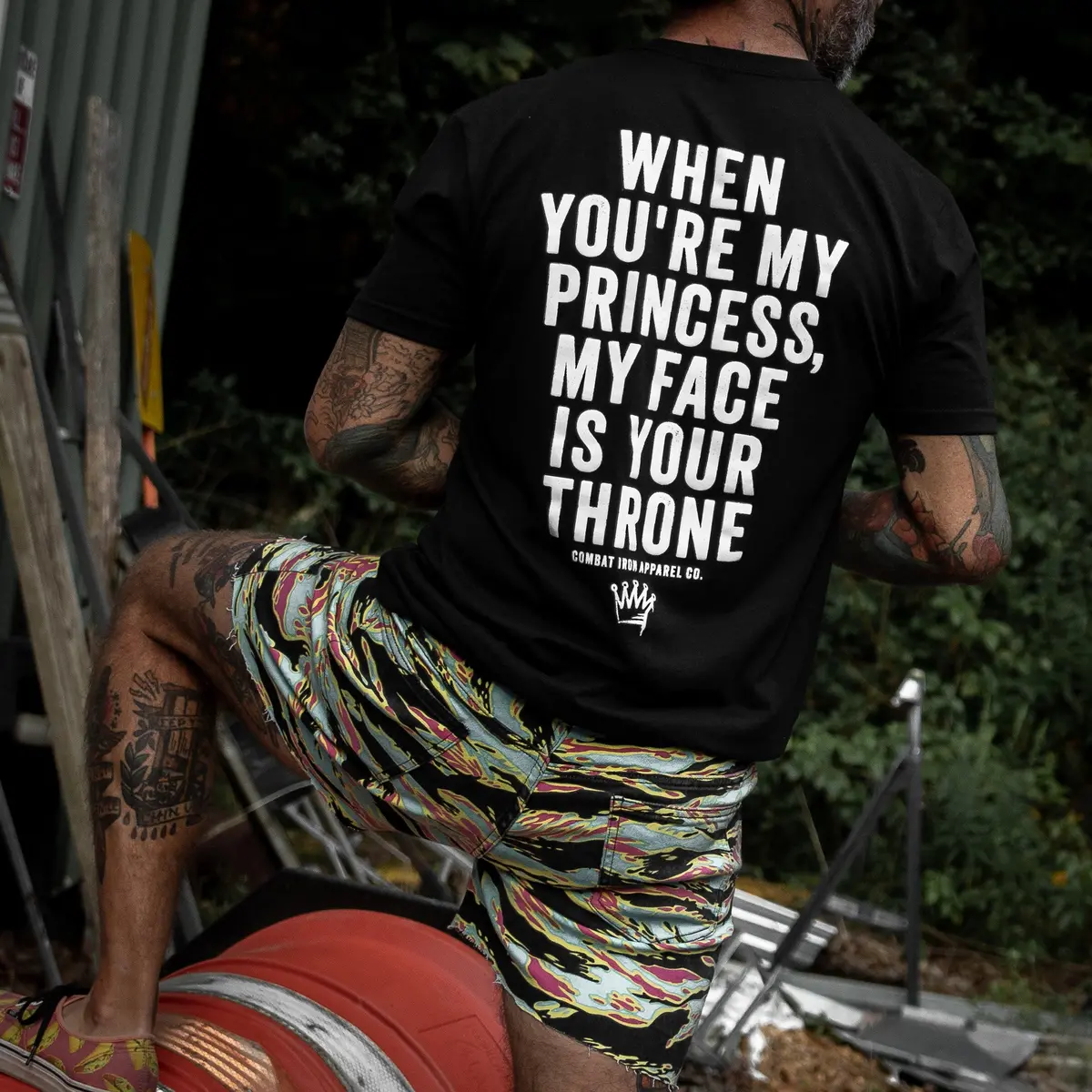 When You're My Princess, My Face Is Your Throne Men's T-Shirt 14