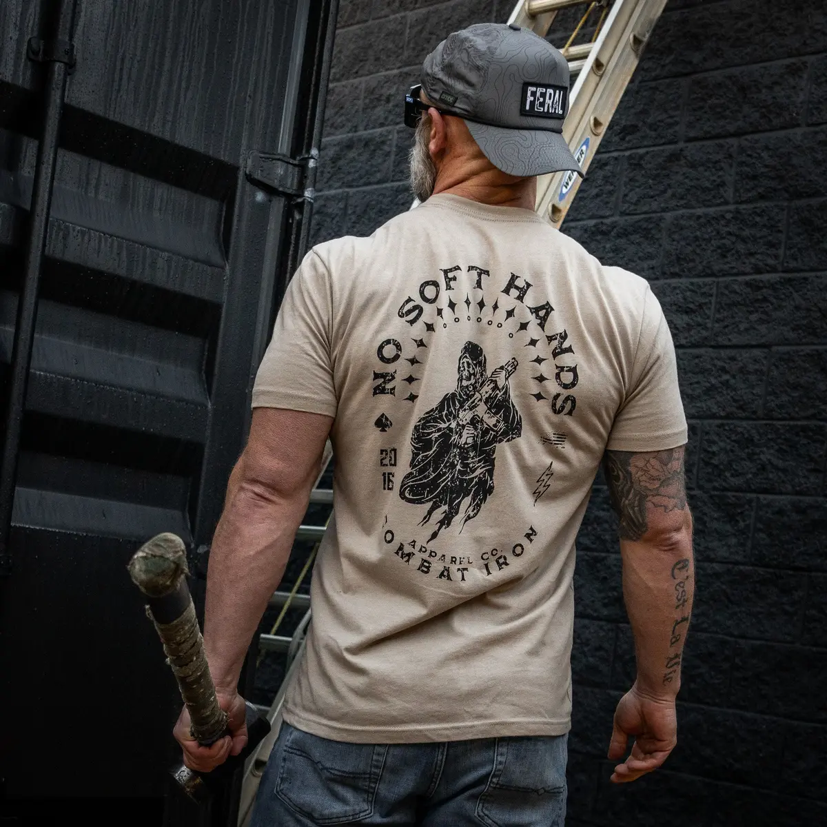 No Soft Hands Reaper Men's T-Shirt 14