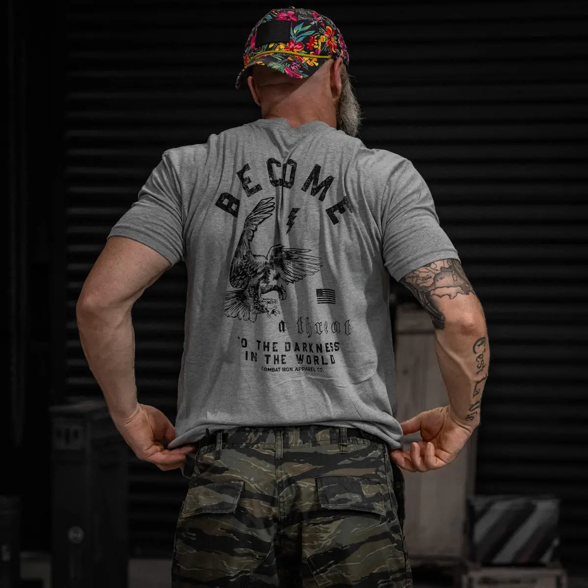Become A Threat To The Darkness Men's T-Shirt 15