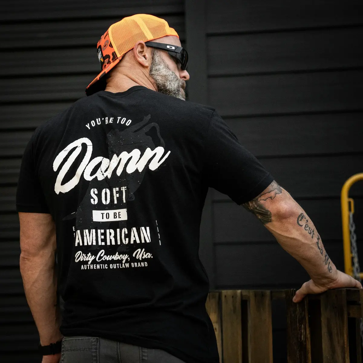 You're Too Damn Soft To Be American Men's T-Shirt 3