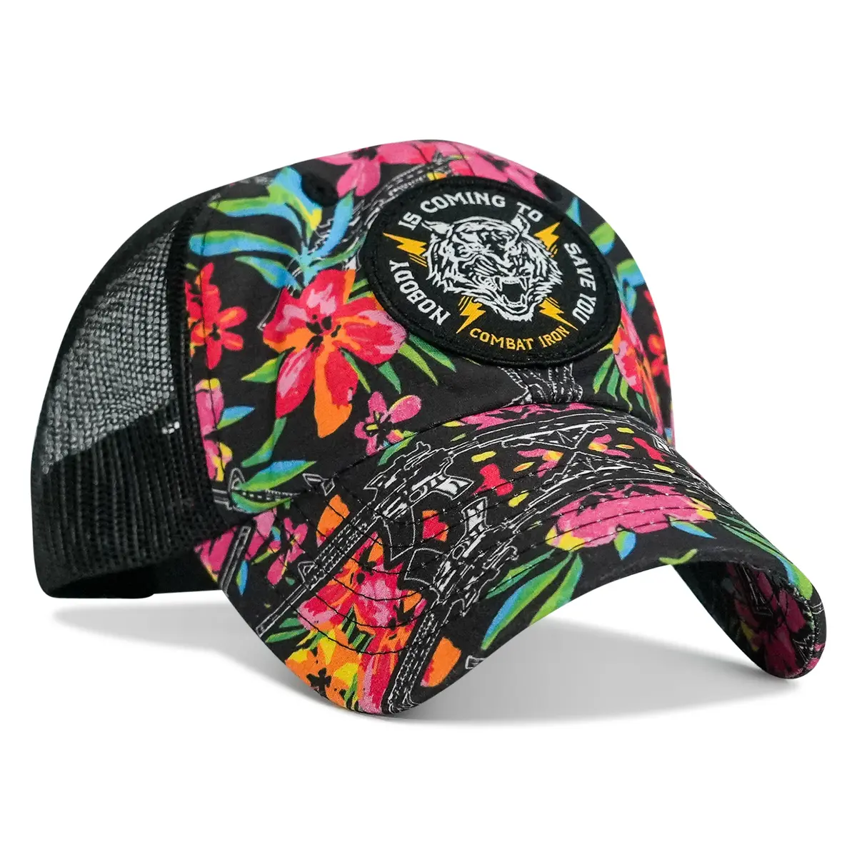 Nobody Is Coming To Save You Patch Tactical Ripstop Mesh Snapback Hat 4