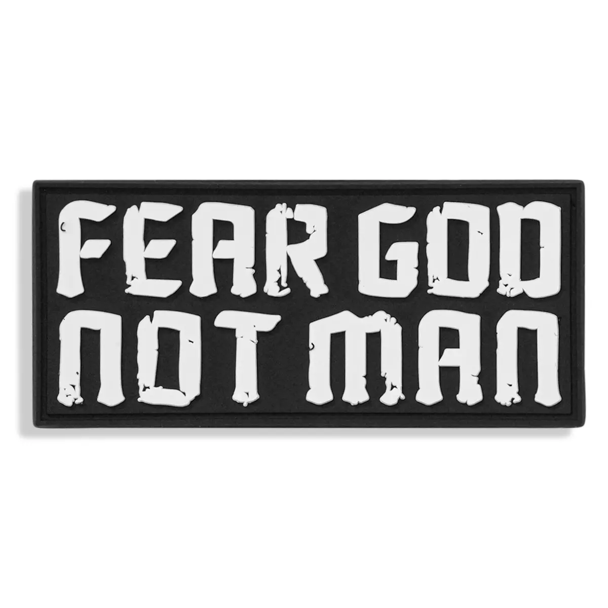 Fear God. Not Man. Pvc Patch 1