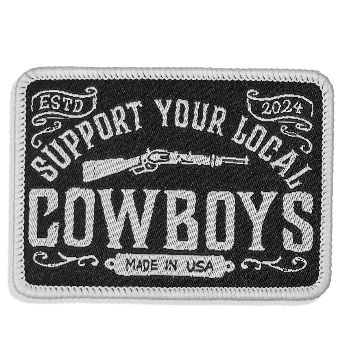 Support Your Local Cowboys Soft Velcro Patch 1