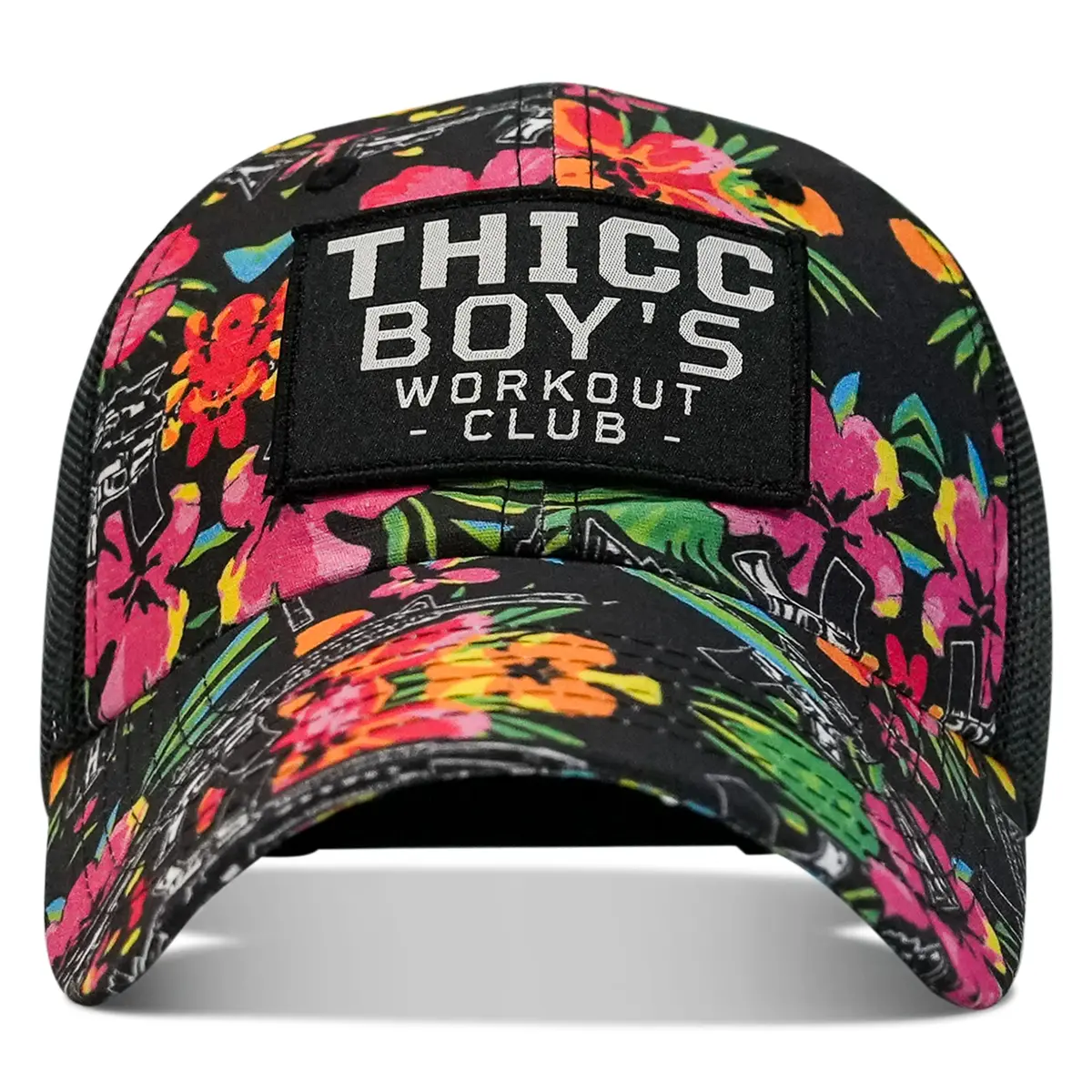 Ripstop Thicc Boys Workout Club Patch Tactical Ripstop Mesh Snapback Hat 1