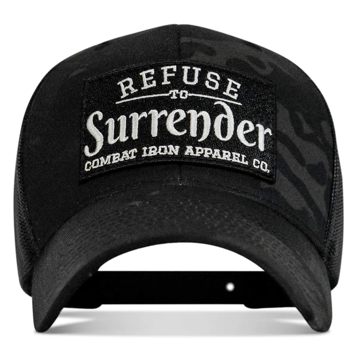 Refuse To Surrender B/W Patch Snapback Hat 1