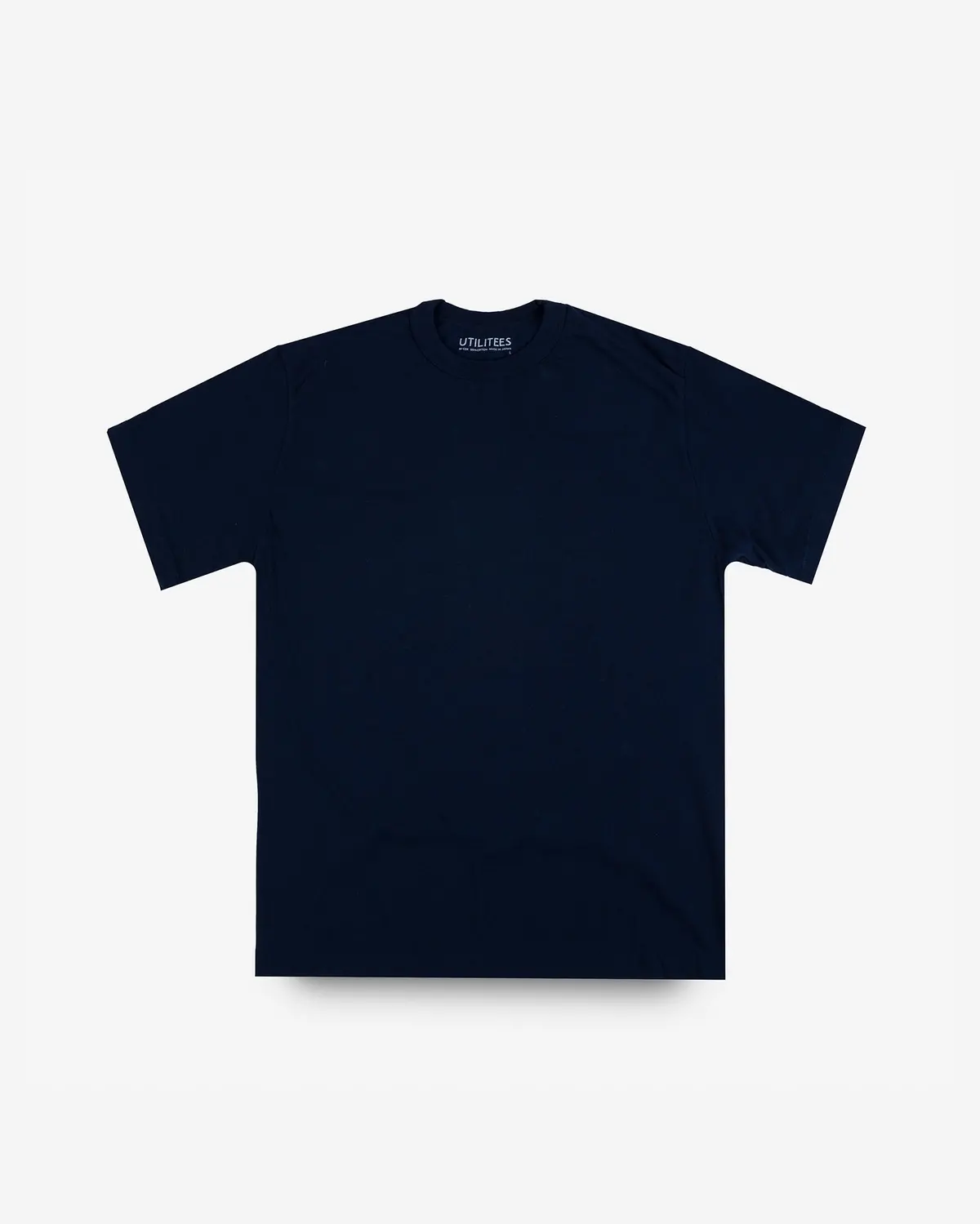 Utilitees - 5.5Oz Loopwheel Crew Neck T-Shirt - Navy Blue 1