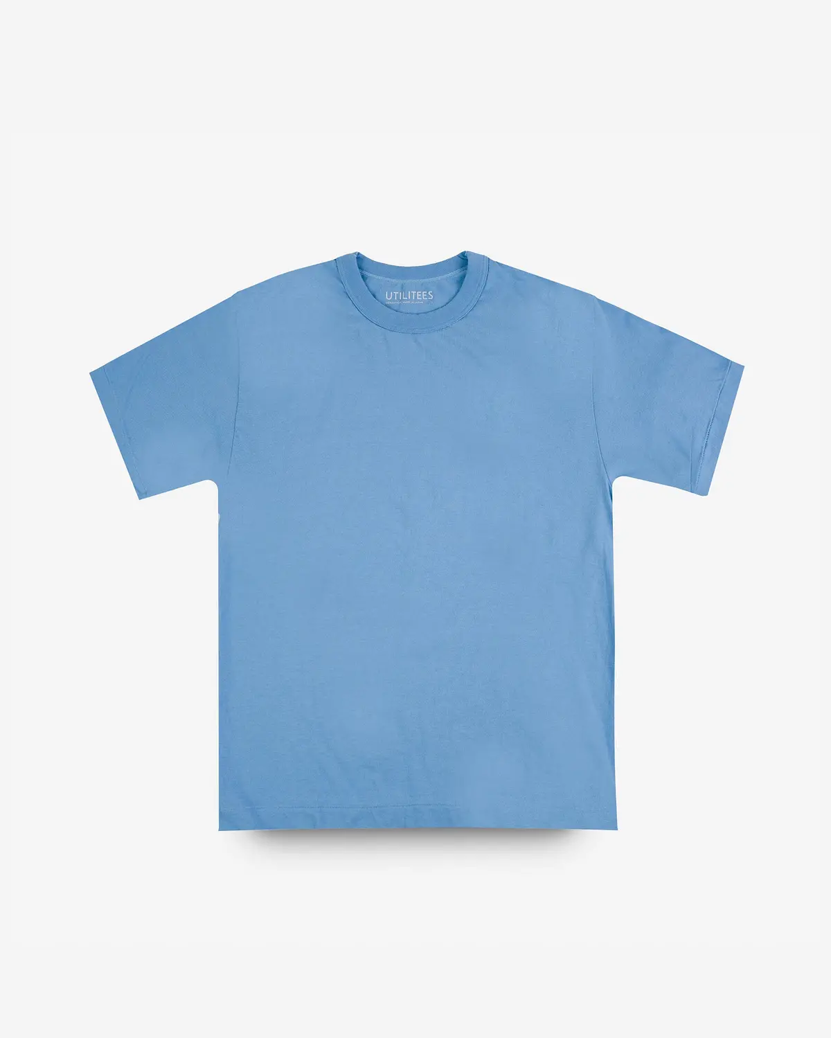 Utilitees - 5.5Oz Loopwheel Crew Neck T-Shirt - Light Blue 1