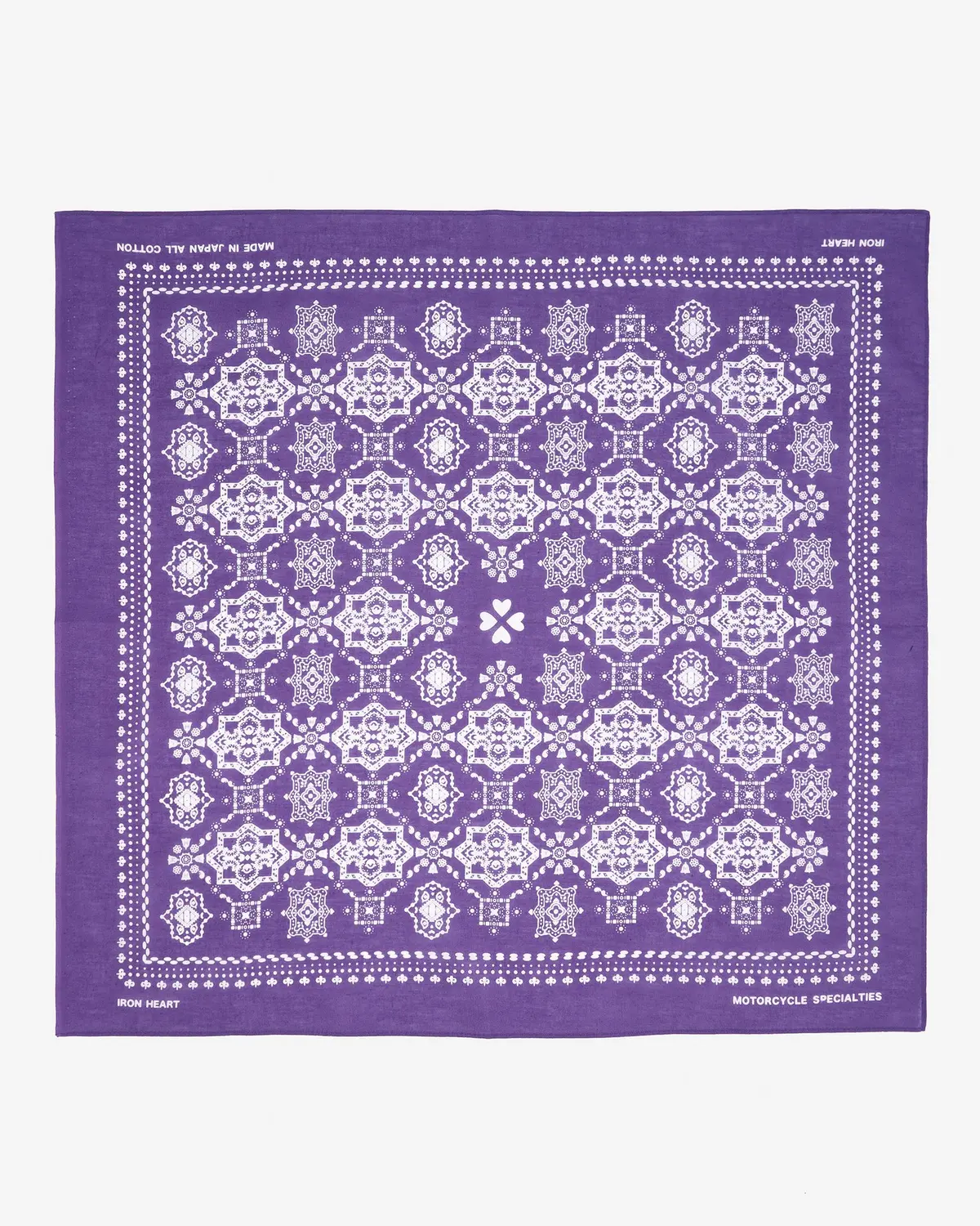 Iron Heart “Bell” Print Bandana - Purple 1