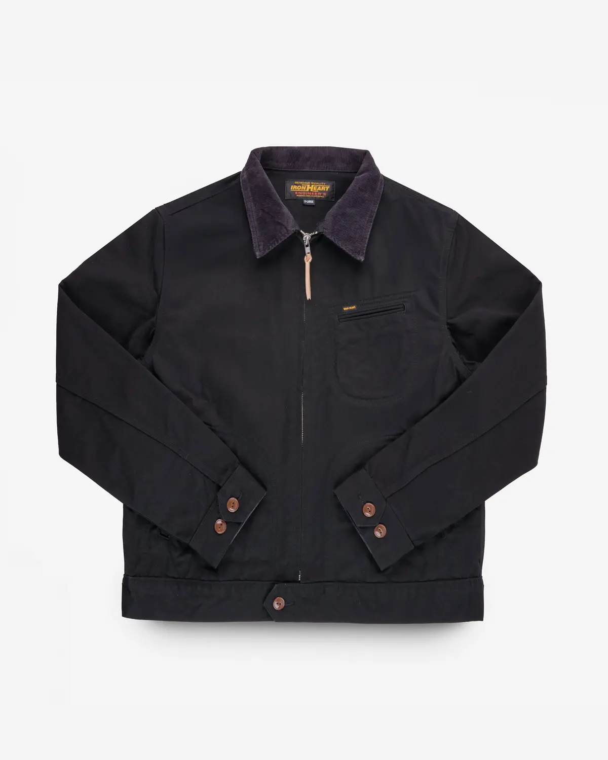 12Oz Kurashikizome® Twill Work Jacket - Black 1