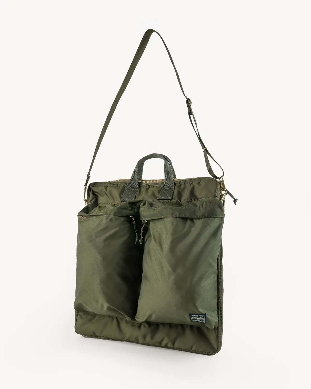 Porter - Yoshida & Co. - Force 2Way Helmet Bag (S) - Olive 1