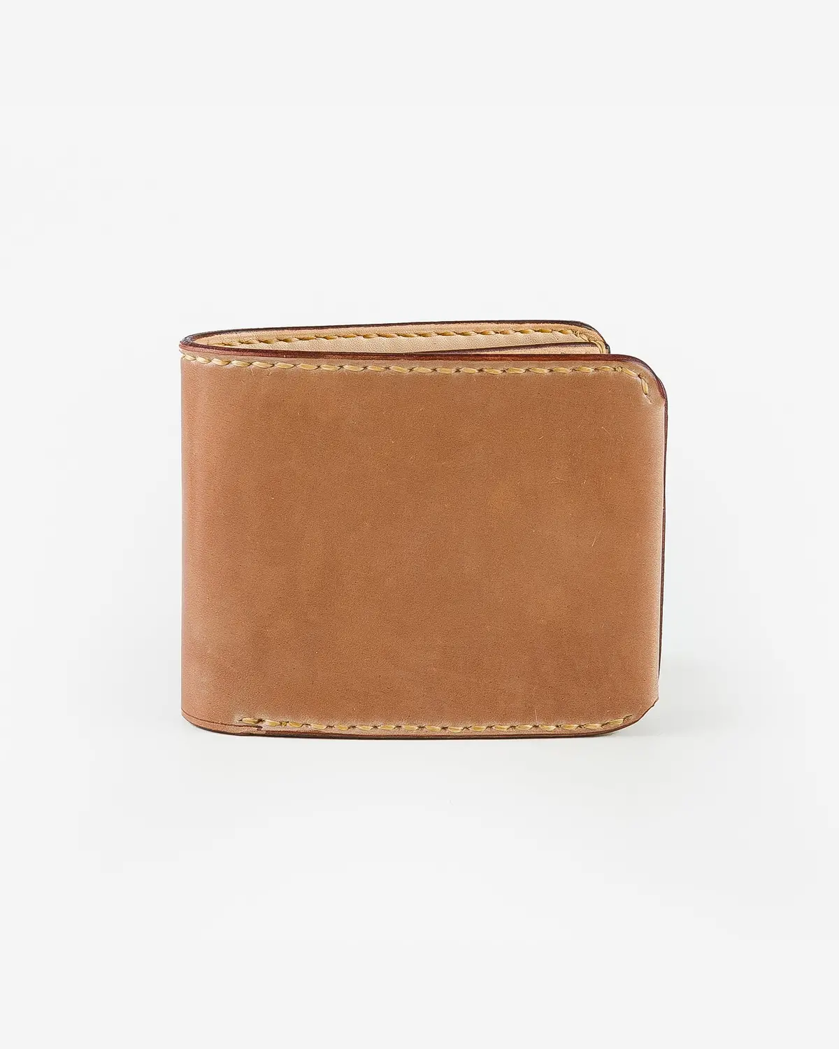 Small Shell Cordovan Wallet - Natural 1