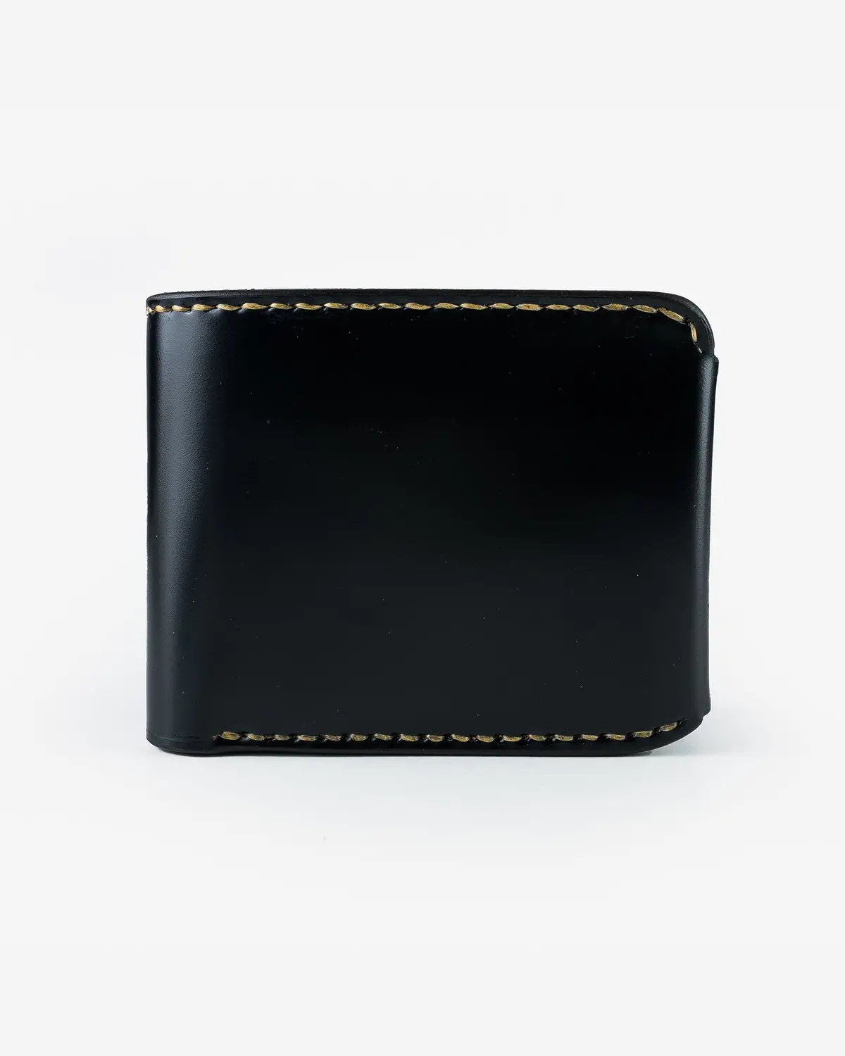 Small Shell Cordovan Wallet - Black 1