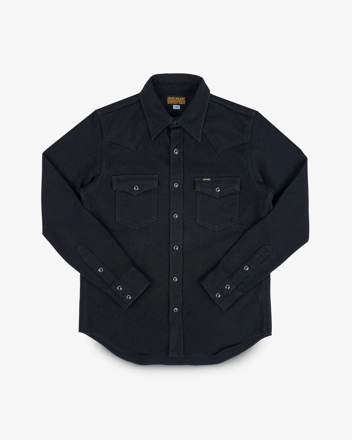 14Oz Kersey Western Shirt - Black 1