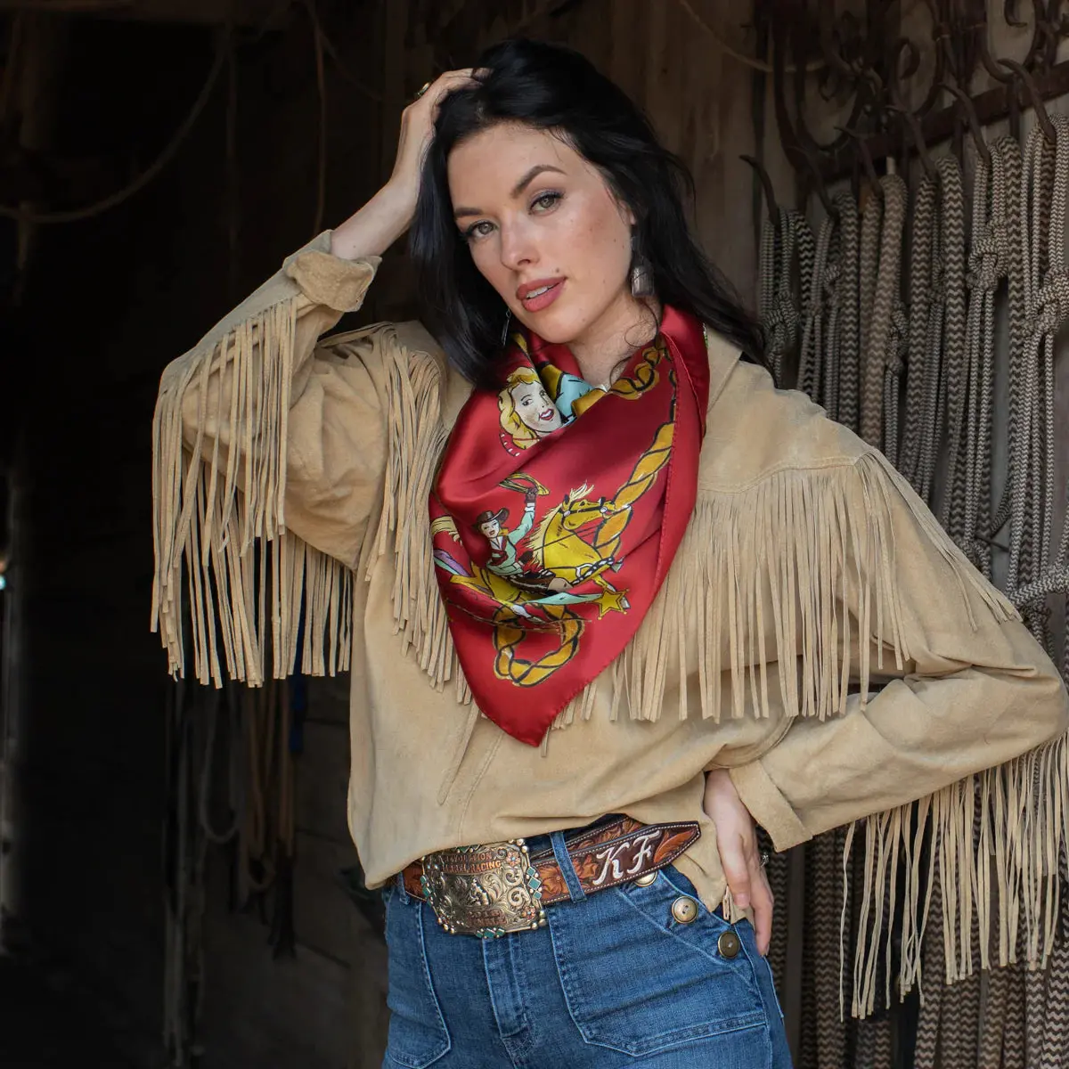 Always Saddle Your Own Horse Bandana Wildrags At Bourbon Cowgirl 1