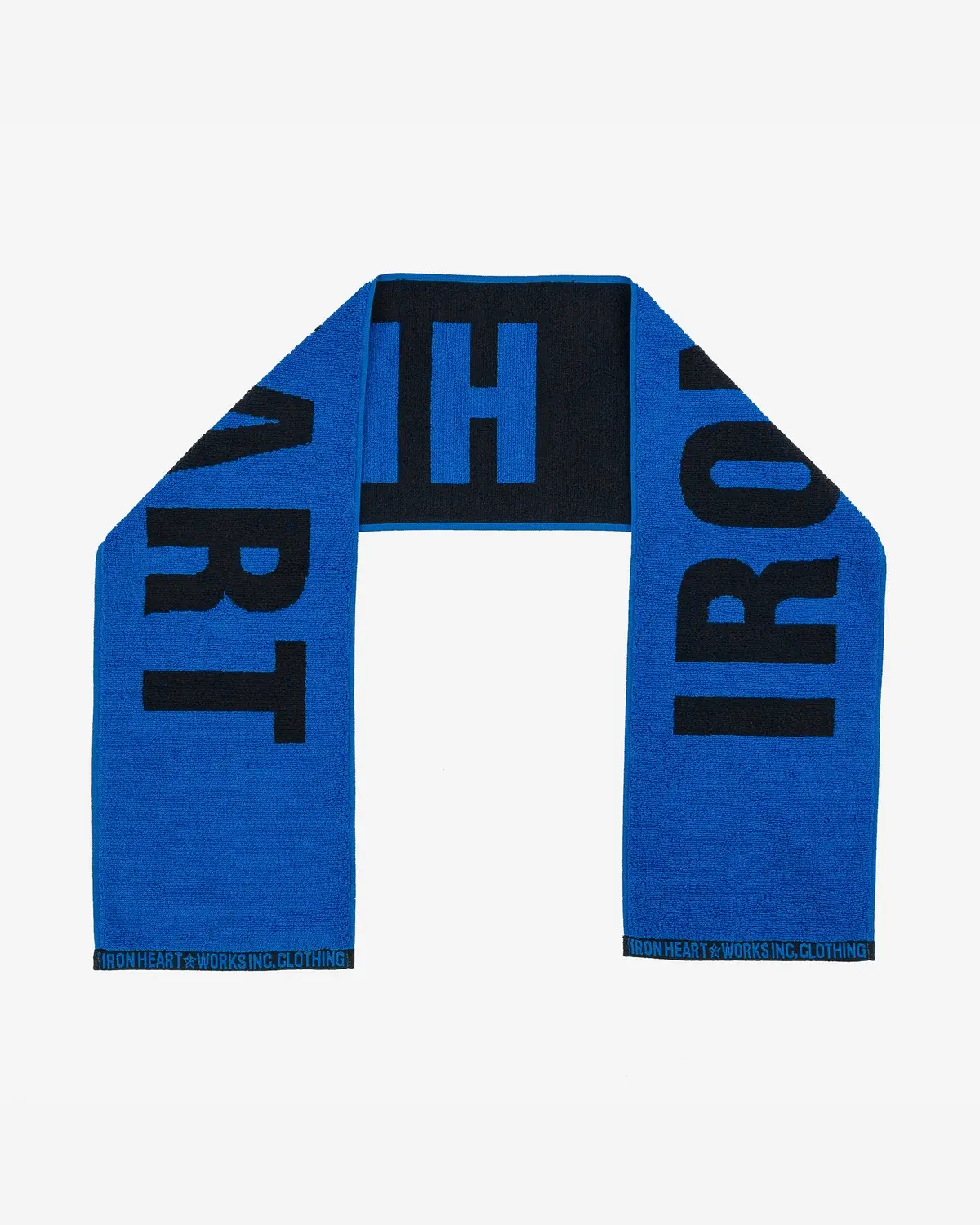 Iron Heart Small Imabari Towel - Blue/Black 1