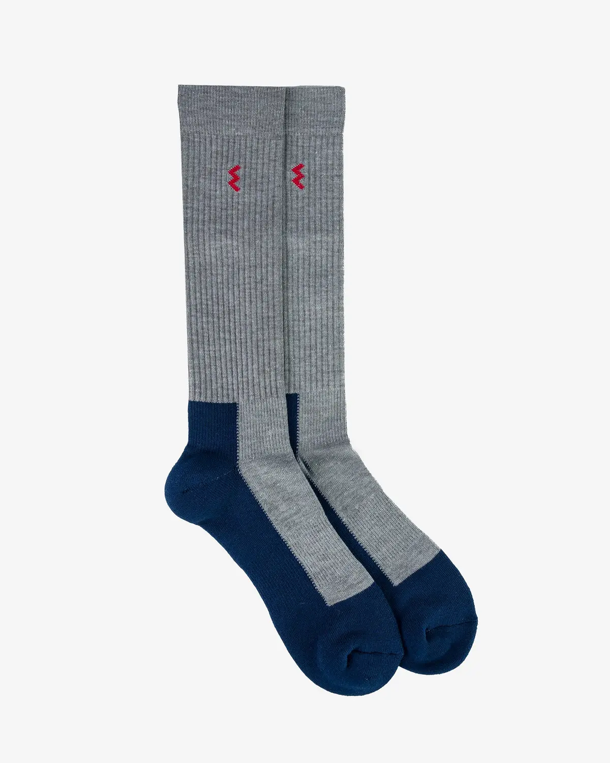Iron Heart Engineer Socks - Grey/Navy 1