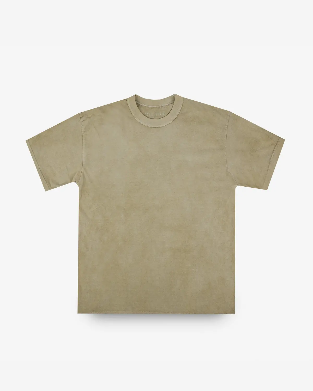 Utilitees - 5.5Oz Loopwheel Crew Neck T-Shirt - Hand Dyed Sage Green 1