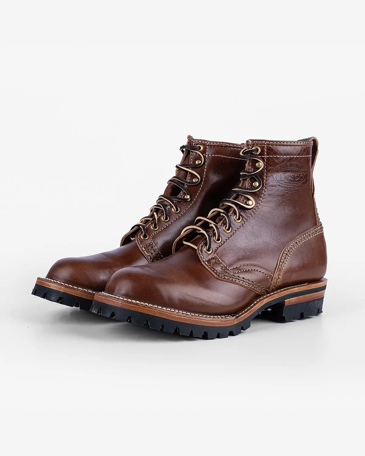 Iron Heart Int'l X Wesco® - 8" Maryam Horsehide Jobmaster® Boot - Brown 1