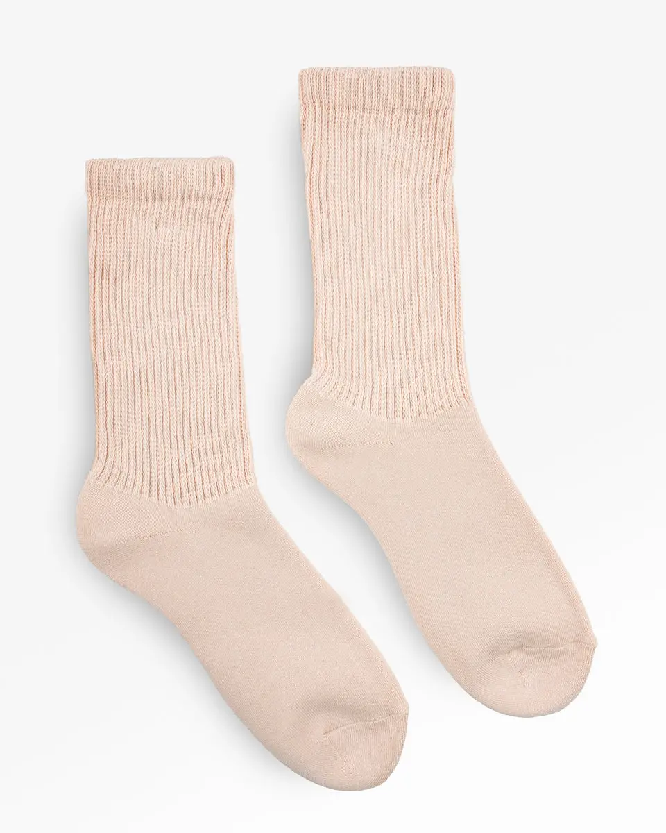 Decka Showatabé Organic Pile Socks - Pink 1