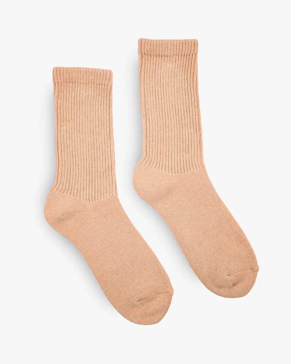 Decka Showatabé Organic Pile Socks - Orange 1