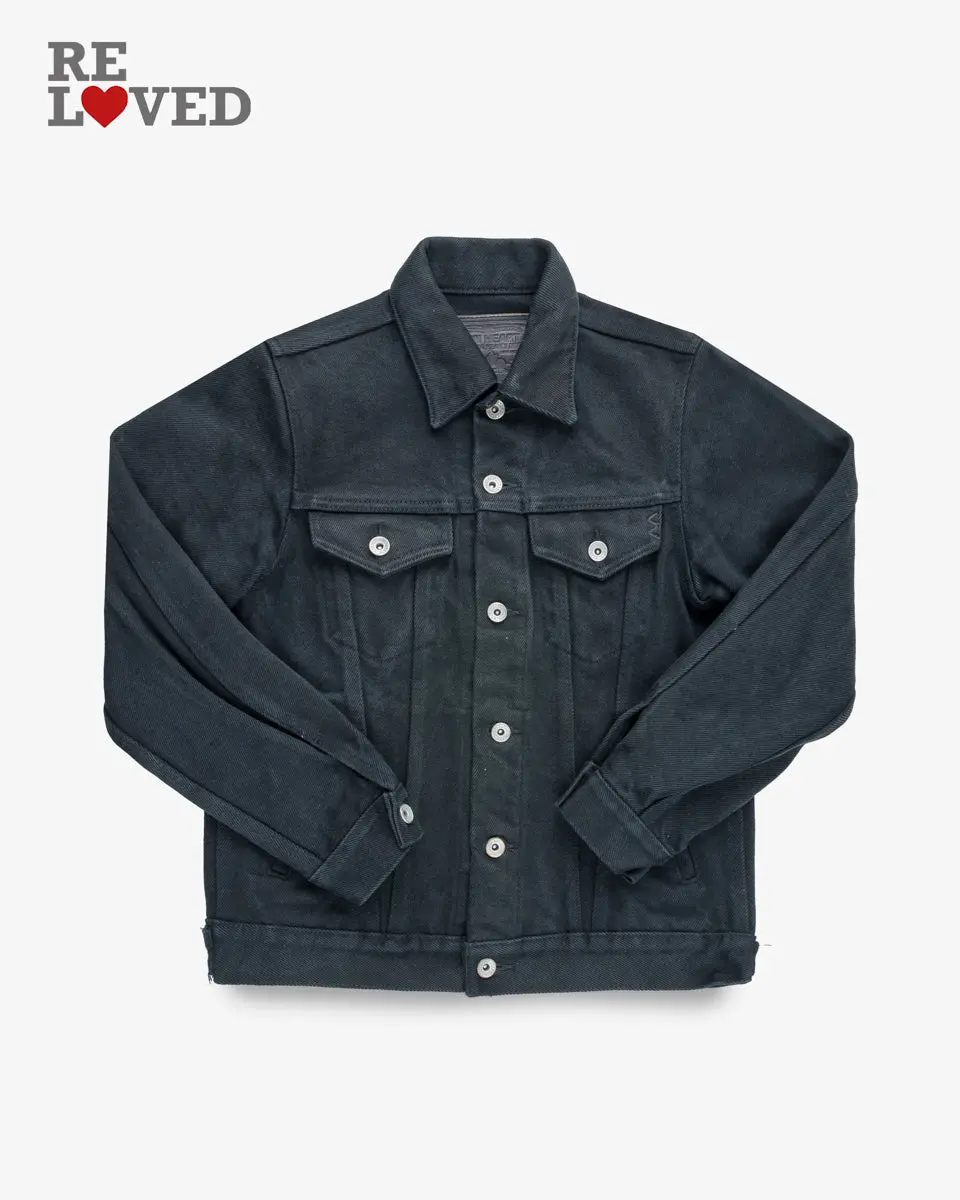 21Oz Non-Fade Denim Modified Type Iii Jacket - Superblack (Ih-9526Pj) Size Small 1